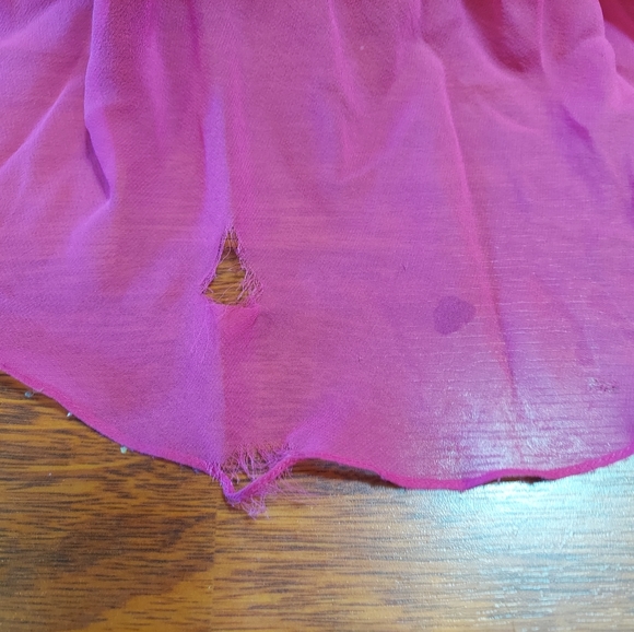 *$4000 NEW MONIQUE LHUILLIER STUNNING SILK LACE CHIFFON GOWN DRESS RUNWAY US 10 - Picture 12 of 12